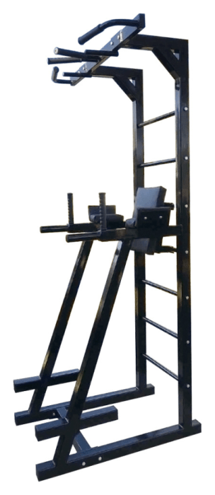 Турник, бруси та знімна спинка на прес, шведська стінка Чорна (50х50 мм), укр, укр