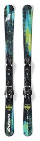 Лежи горные комплект для подростков Nordica SOUL RIDER J+J7.0 FDT 148см Black/turquoise/green (0A0334MG) WRH