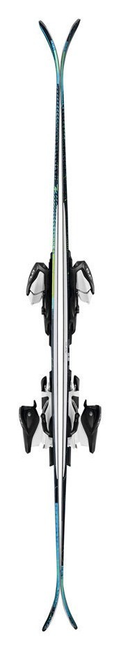 Лижі гірські комплект для підлітків Nordica SOUL RIDER J+J7.0 FDT 148см Black/turquoise/green (0A0334MG) WRH