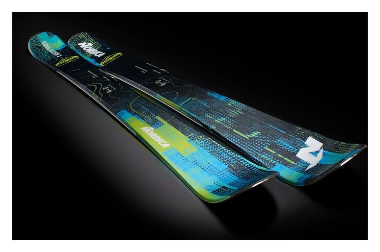 Лижі гірські комплект для підлітків Nordica SOUL RIDER J+J7.0 FDT 148см Black/turquoise/green (0A0334MG) WRH