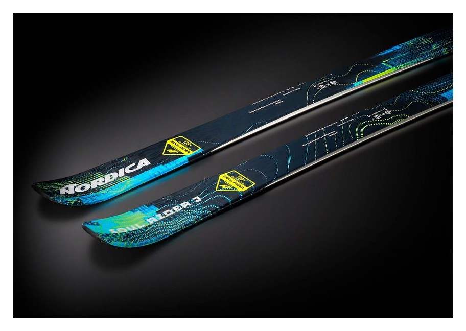 Лижі гірські комплект для підлітків Nordica SOUL RIDER J+J7.0 FDT 148см Black/turquoise/green (0A0334MG) WRH