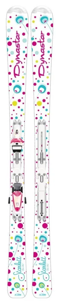 Лижі гірські (комплект) для підлітків Dynastar STARLETT XPRESS+XPRESS KID 100см White (DACJY05+FC1K059) (100 см білого)