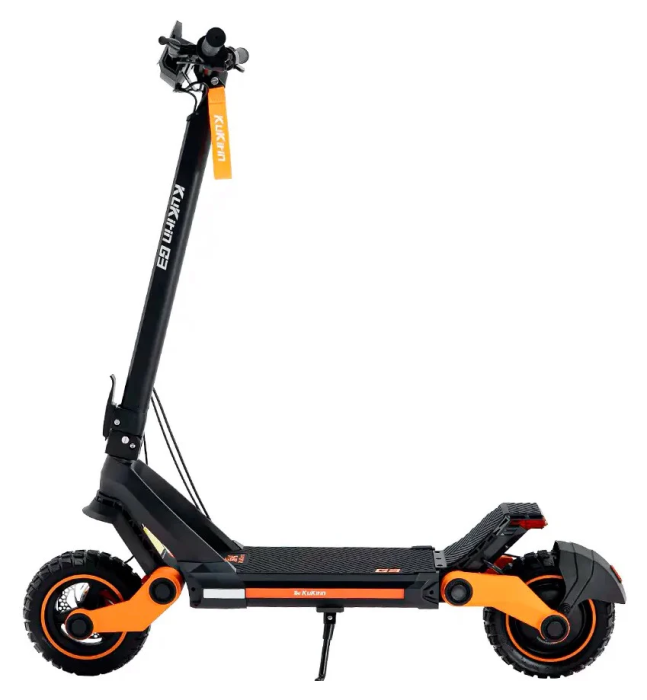Електросамокат Kugoo Kirin G3 New 2025 (1200 Вт; 18 А/год; 52 В), чорний, укр, укр