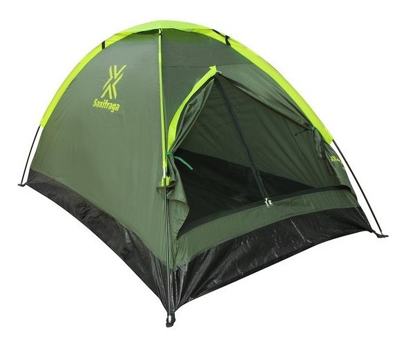 Палатка туристическая Saxifraga MONOLAYER 2 Vineyard green/lime punch (SOT18U3P)