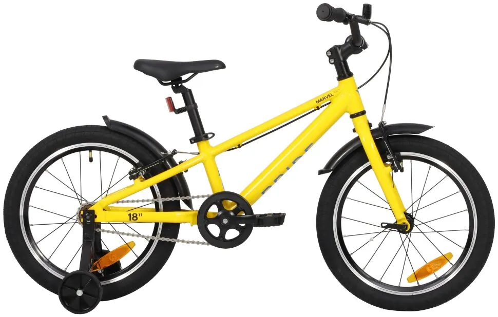 Велосипед 18" Pride MARVEL 18 2025 жовтий (SKE-03-65)