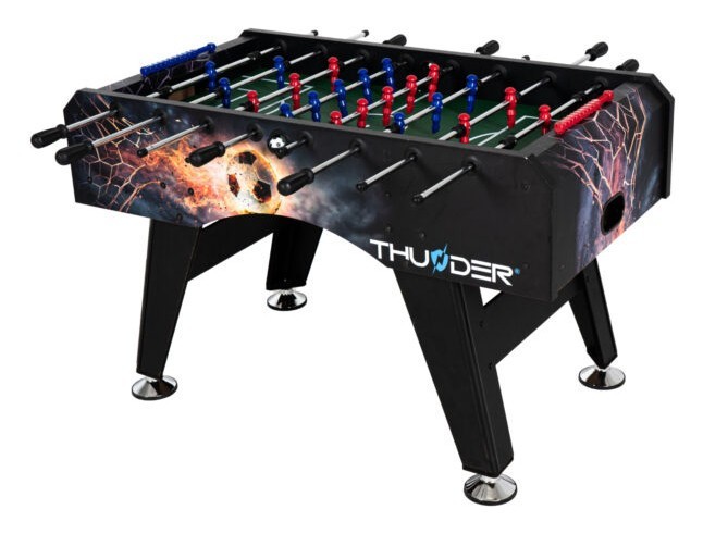 Настольный футбол THUNDER 5FT FIREBALL, 140 х 74 х 88 см