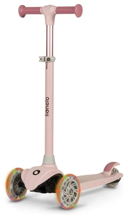 Дитячий самокат Lionelo JESSY GREY BROWN (Дитячий самокат Lionelo JESSY PINK ROSE)