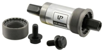 Картридж каретки 122.5мм x 73 мм под квадрат VP VP-BC73 серебристый с черным.