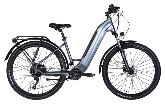 Электровелосипед снижен в цене 27.5" Leon GAVANA рама- 500Вт 48В дисплей, САП, 13.4 Ач встроенная батарея, 2022 STK-LN-061 (темно-серый (м))