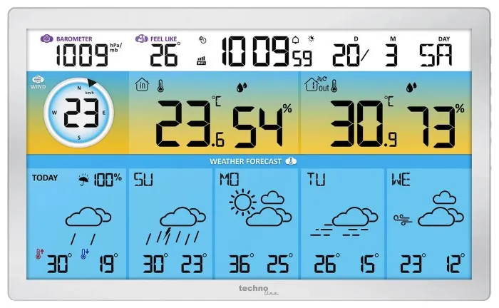 Метеостанция Technoline DirektWetter WD2500 Silver (WD2500)