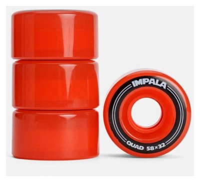 Impala колеса для роликов 4 Pack - Red