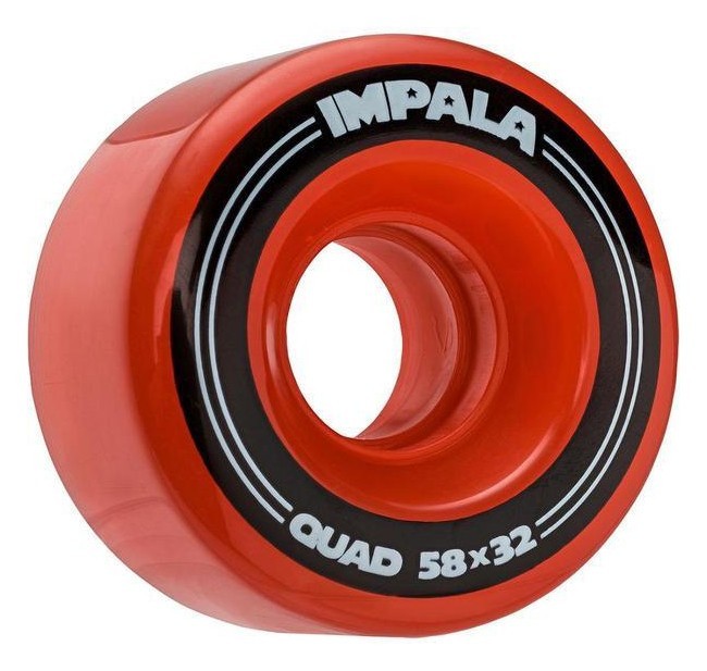 Impala колеса для роликов 4 Pack - Red