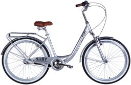 Велосипед AL 26" Dorozhnik RUBY PH рама-17" світло-сріблястий 2025 Велосипед AL 26" Dorozhnik RUBY PH рама-17" світло-сріблястий 2025