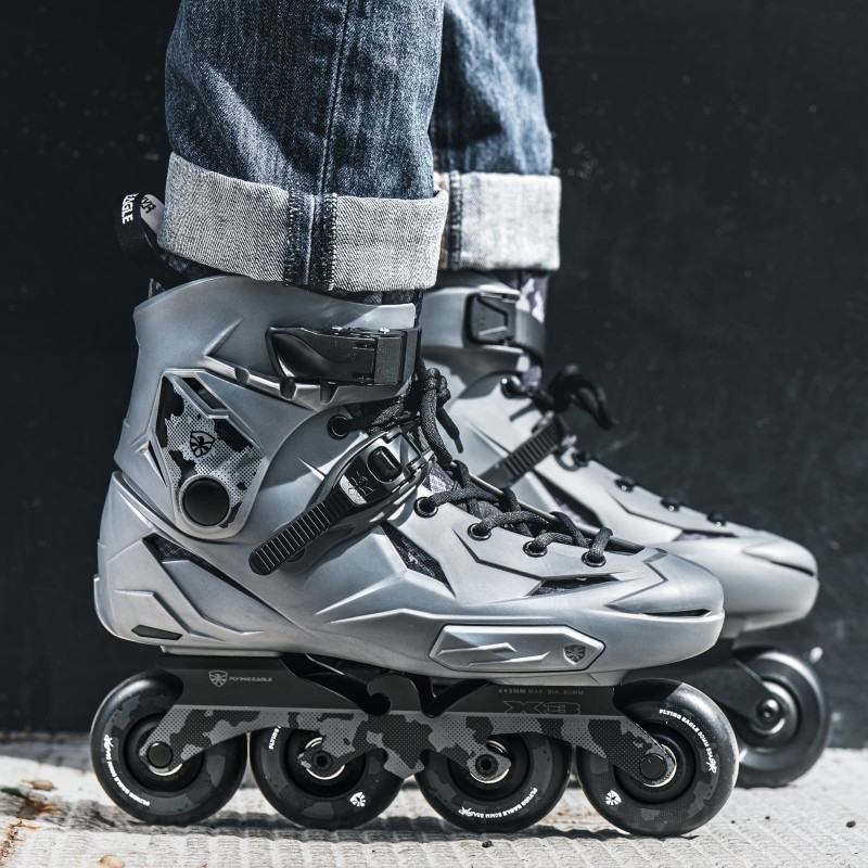 Ролики Flying Eagle X3 Shrike сірі, укр, укр