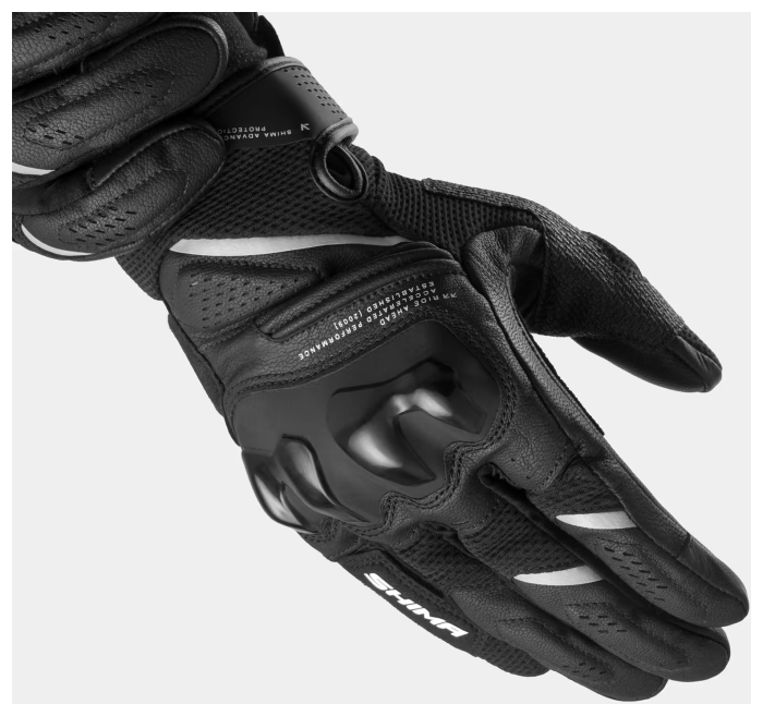 Мотор перчатки Shima SPARK 3.0 MEN BLK/WHT