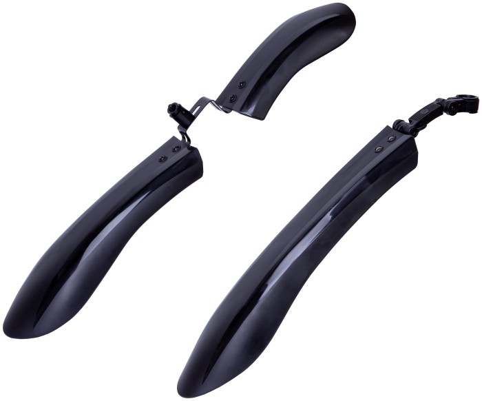 Крила 24-29" Пластик швидкознімне XGNB-062-3 чорний без стійки під фетбайк, укр, укр