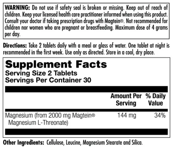 Think Magnesium 2000mg - 60 tabs