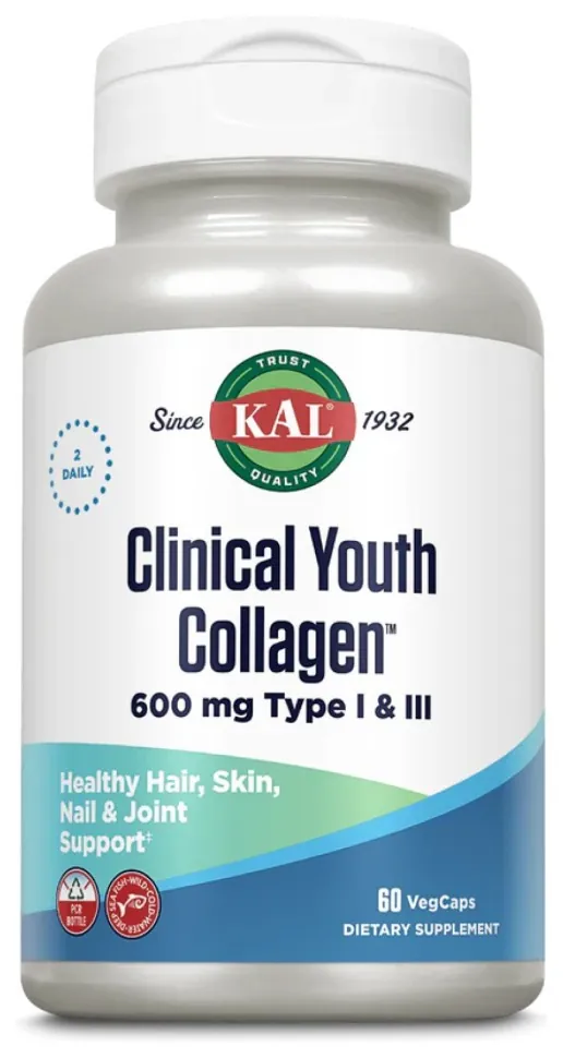 Clinical Youth Collagen I&III 600mg - 60 vcaps