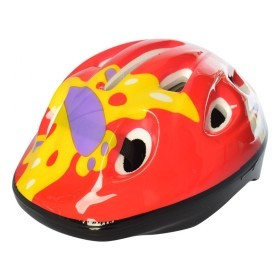 Детский шлем MS 1955 для катания на велосипеде (Красно-желтый)