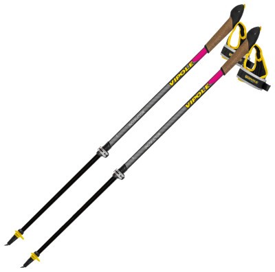 Палки для скандинавской ходьбы Vipole Instructor Vario QL Violet DLX (S25 27)