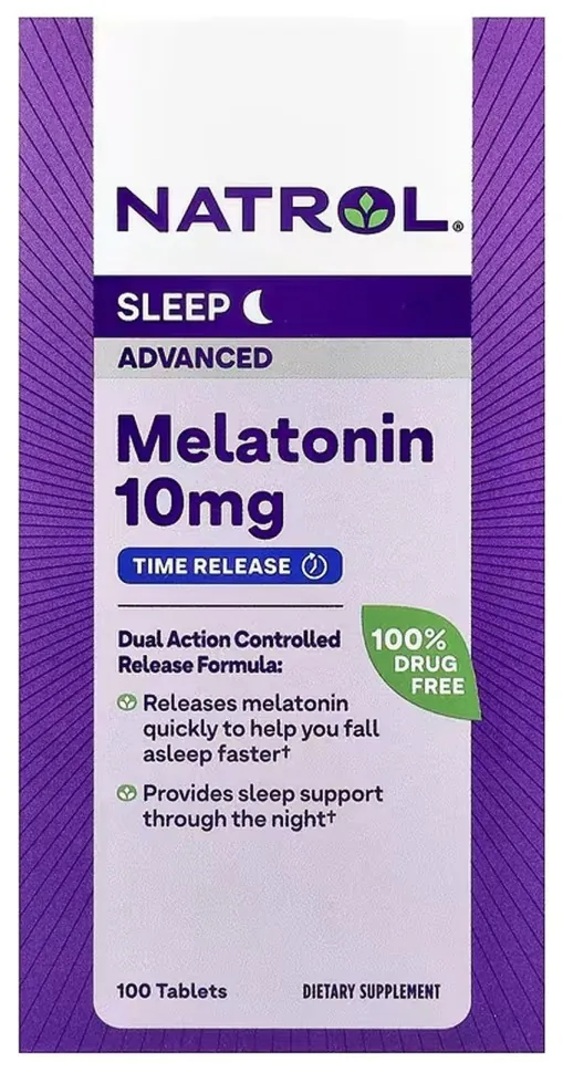 Advanced Sleep Melatonin 10mg - 100 tabs (DSN_2023-10-6221)