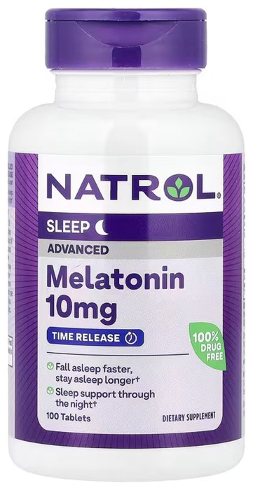 Advanced Sleep Melatonin 10mg - 100 tabs