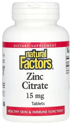 Zinc Citrate 15mg - 30 tabs