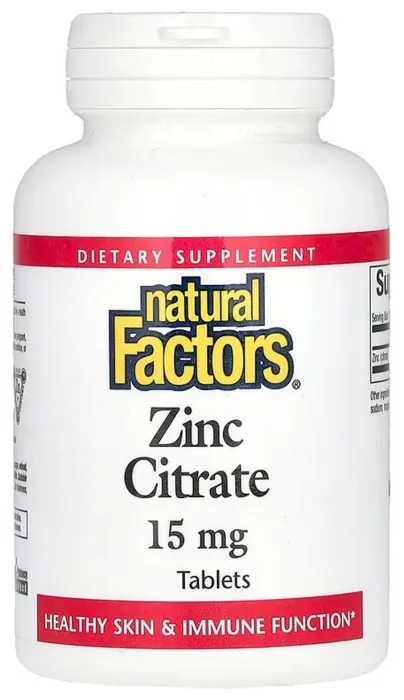 Zinc Citrate 15mg - 30 tabs