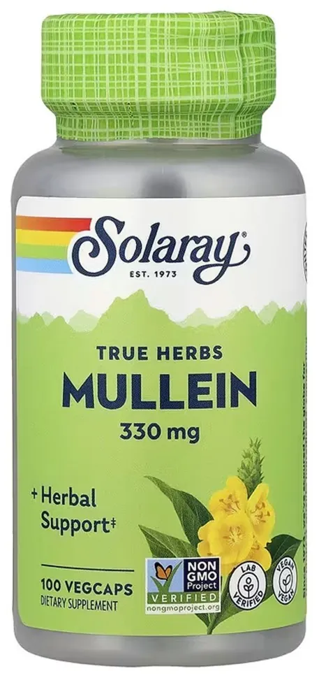 Mullein Leaf 330mg - 100 vcaps (DSN_2023-10-6980)