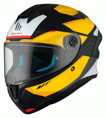 Мотошолом MT Targo S KAY B3 Matt Yellow ECE2206
