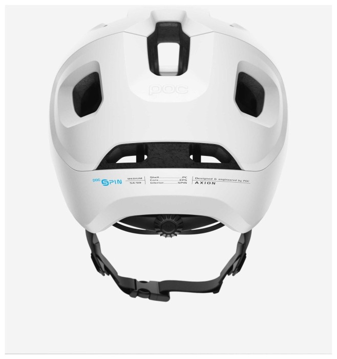Шолом велосипедний POC Axion SPIN, Matt White, XS / S