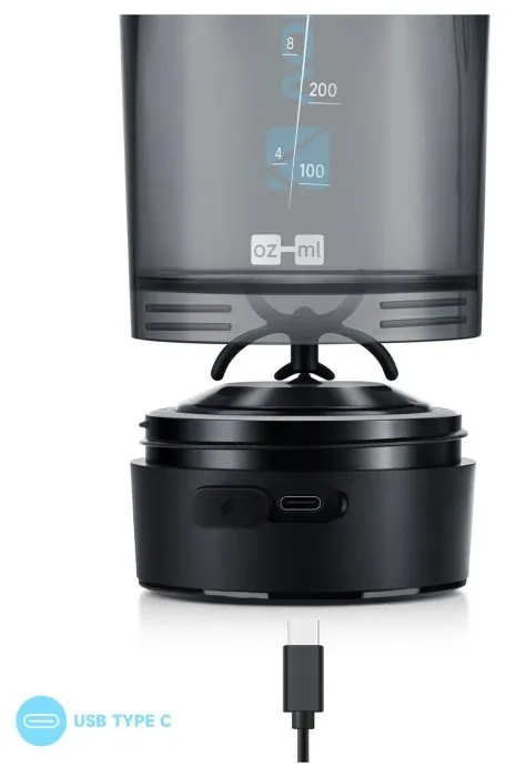 Шейкер спортивний електричний VOLTRX Gallium 700 мл. Tritan Blue