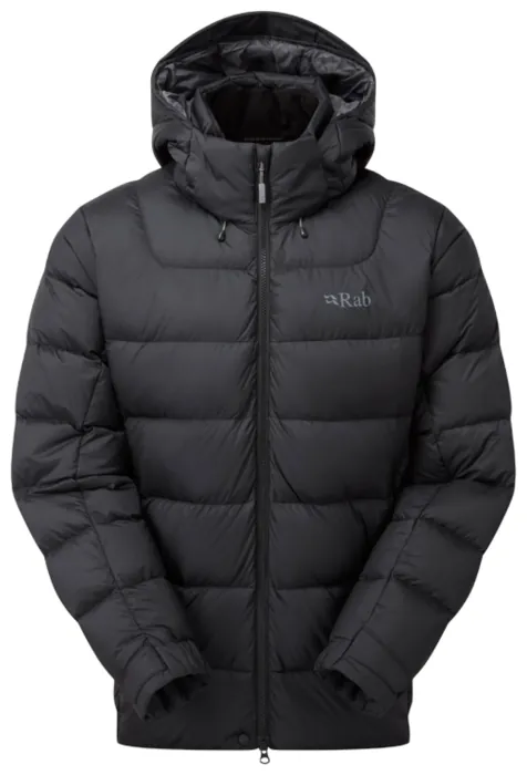 Зимова чоловіча куртка Rab Ascent Jacket, Black, MED