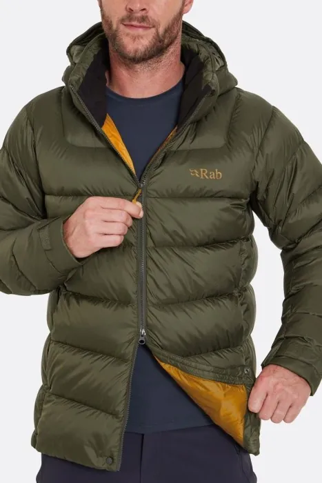 Зимова чоловіча куртка Rab Ascent Jacket, Black, MED