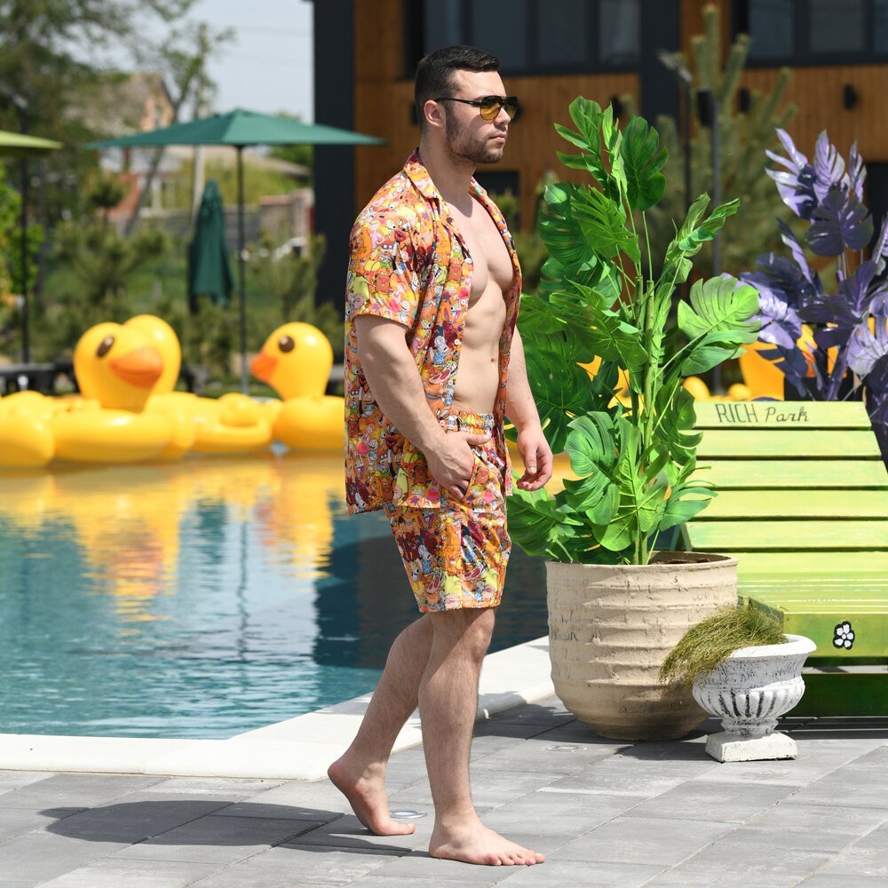 Пляжні шорти чоловічі Pobedov Vocation Multiki