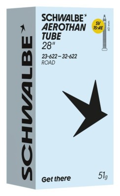 Камера TPU 28" (23/32-622) Schwalbe SV15-AE AEROTHAN, Alu 60mm