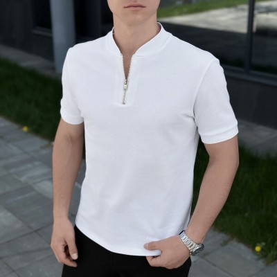 Чоловіче біле поло Pobedov Nexus