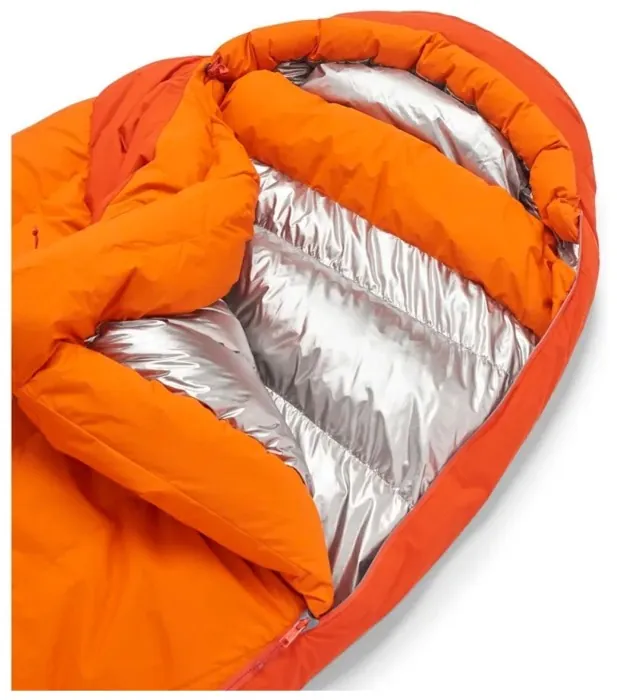 Спальный мешок Rab Andes Windstopper Regular, -30C/-22F, Left Zip, Atomic