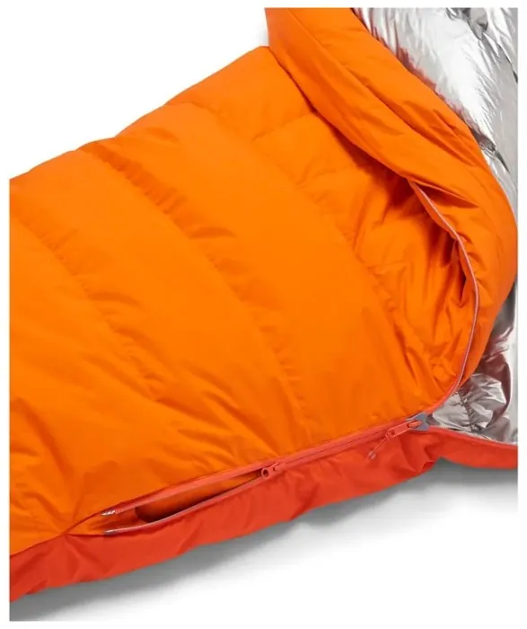 Спальный мешок Rab Andes Windstopper Regular, -30C/-22F, Left Zip, Atomic