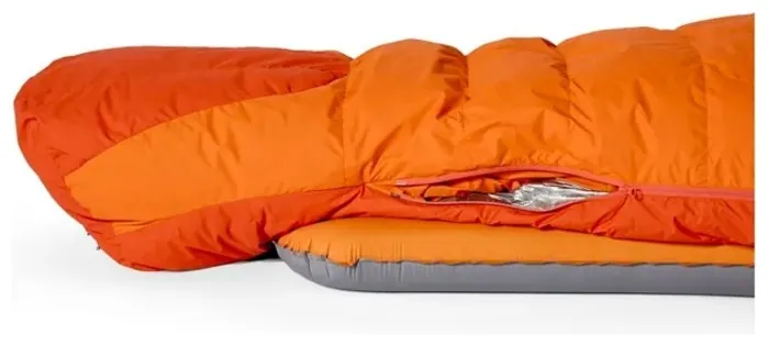 Спальный мешок Rab Andes Windstopper Regular, -30C/-22F, Left Zip, Atomic