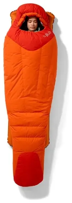 Спальный мешок Rab Andes Windstopper Regular, -30C/-22F, Left Zip, Atomic