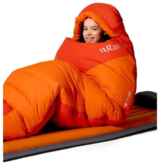 Спальный мешок Rab Andes Windstopper Regular, -30C/-22F, Left Zip, Atomic