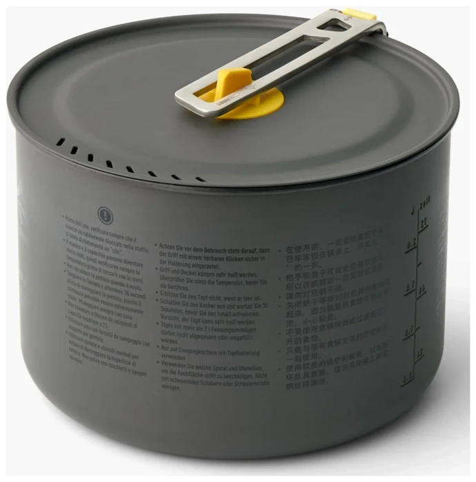 Набір посуду Sea to Summit Frontier UL Two Pot Cook Set, 14 предметів, на 4 персони