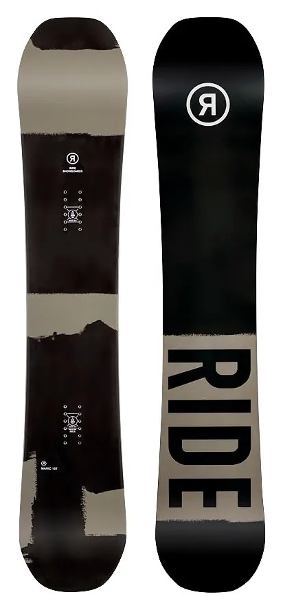 Сноуборд Ride MANIC 160 Grey/Black(12B0022) (160 см black)