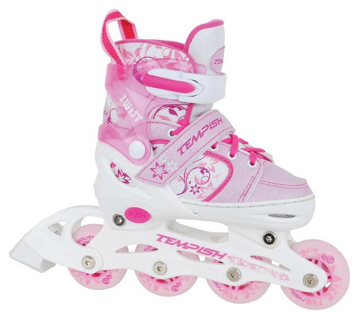 Роликовые коньки Tempish Swist Flash, розовые