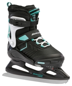 Bladerunner ледовые коньки Micro XT Ice G black-light teal 36-40