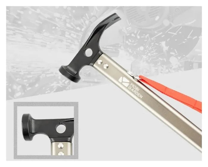 Молоток кемпінговий Mobi Garden NX20671023 silvery