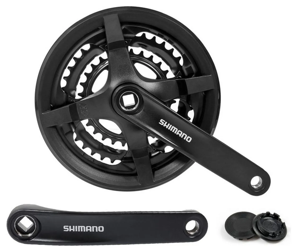 Шатун L170мм 24-34-42Т SHIMANO FC-TY301 під квадрат (CHW-109)