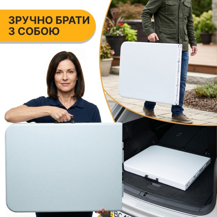 Раскладной туристический стол LEOBRO Tourismo 180 x 70 см (LB-1061)