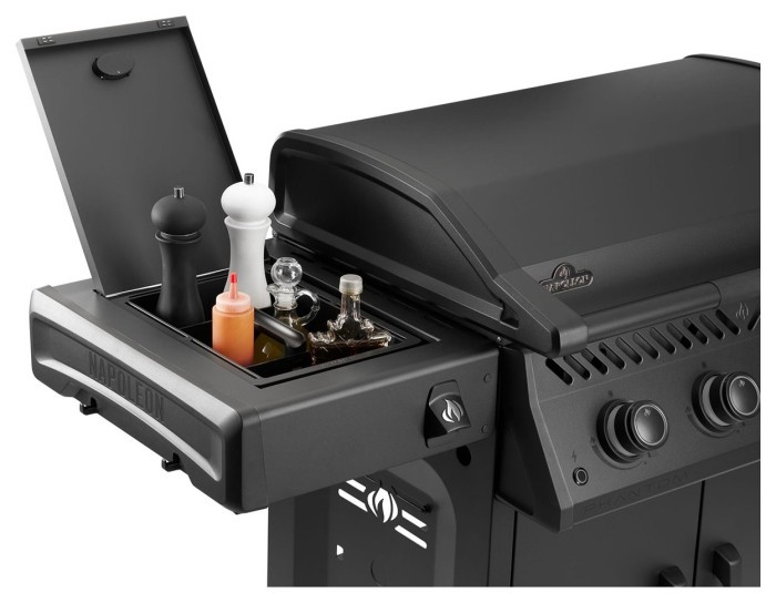 Газовый гриль-планча Napoleon Phantom Rogue PRO 30 черный мат RP30FTPK-UA-PHM